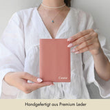 Reisepass Hülle in Misty Rose Rosa bei MERSOR