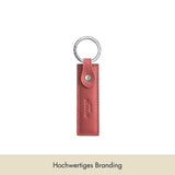 Schlüsselanhänger Classic | Misty Rose & Silber - Personalisierter Schlüsselanhänger - Rosa & Silber| MERSOR