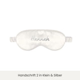Schlafmaske mit Personalisierung | Ivory