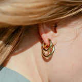Chunky Hoop Earrings | Gold